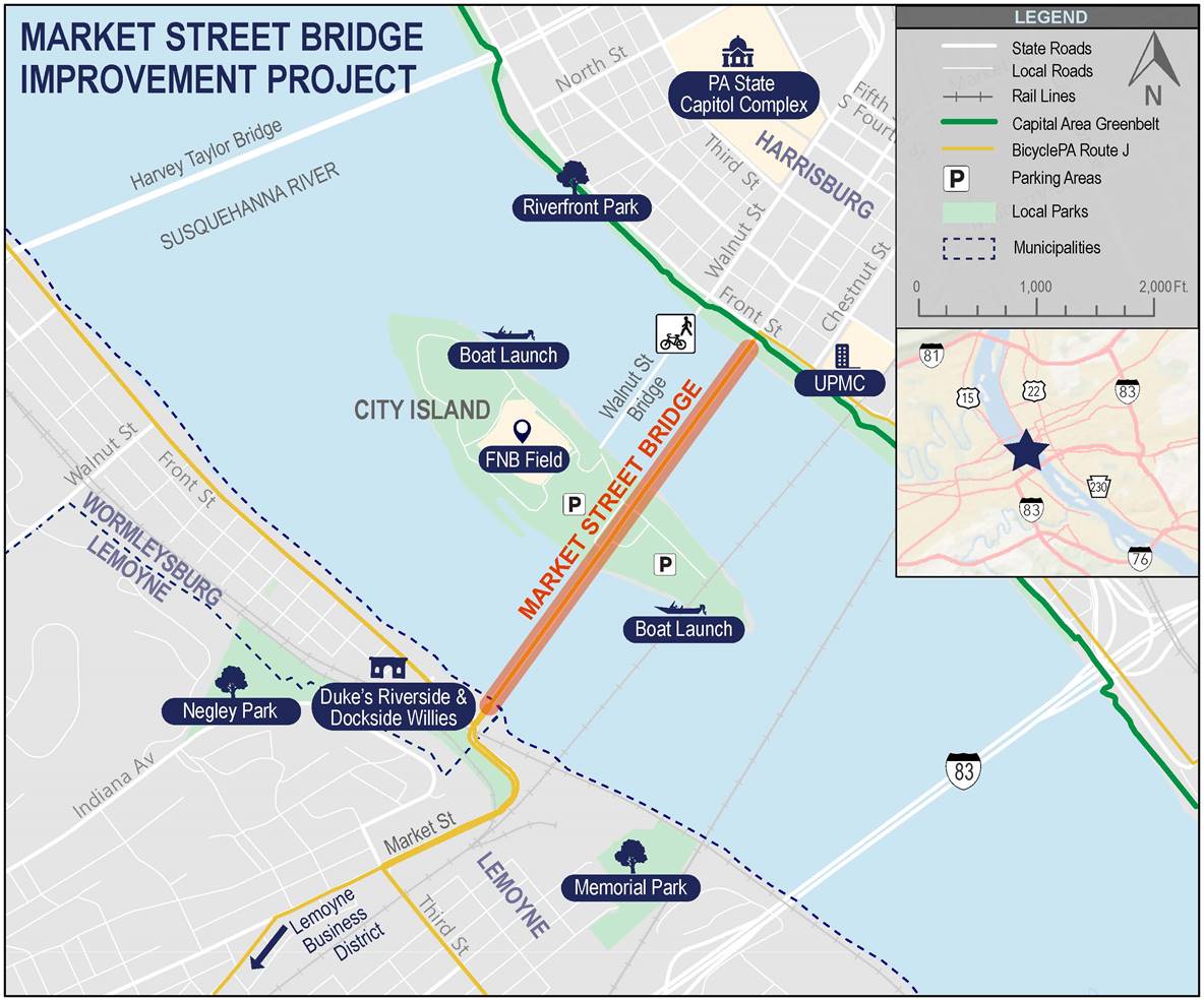 Reminder: In-Person Public Meeting Tomorrow for Route 3012 Market Street Bridge Rehabilitation Project