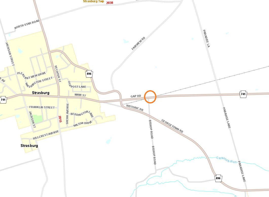 Railroad Crossing Work Next Week on Route 741 in Strasburg Township, Lancaster County